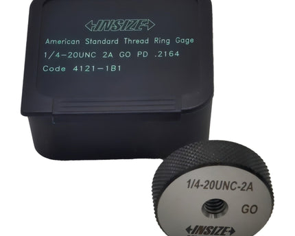 INSIZE Measuring Equipment Insize Thread GO Ring Gauge 1/4"-20 UNC Series 4121-1B1