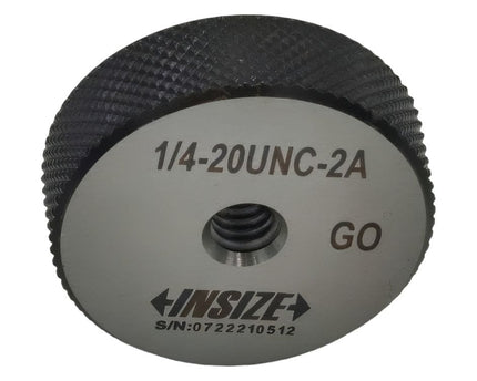 INSIZE Measuring Equipment Insize Thread GO Ring Gauge 1/4"-20 UNC Series 4121-1B1