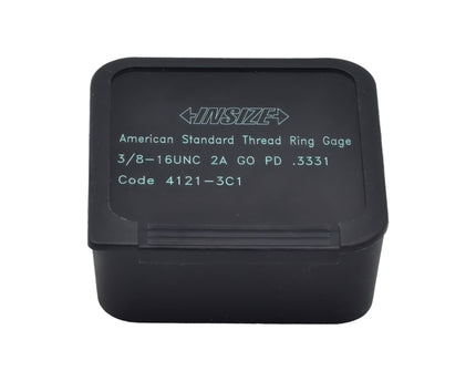 INSIZE Measuring Equipment Insize Thread GO Ring Gauge 3/8"-16 UNC Series 4121-3C1