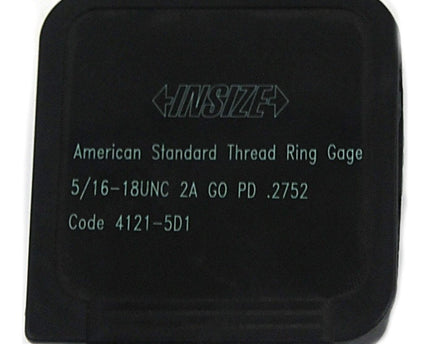 INSIZE Measuring Equipment Insize Thread GO Ring Gauge 5/16"-18 UNC Series 4121-5D1