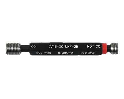 INSIZE Measuring Equipment Insize Thread Plug Gage 7/16-20 UNF Class 2B Series 4643-7D2
