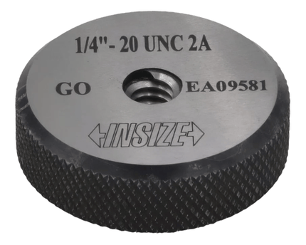 INSIZE Measuring Equipment Insize Thread Ring Gage 1/4-28UNF NOGO Class 2A Series 4633-1B2N