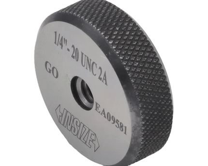 INSIZE Measuring Equipment Insize Thread Ring Gage 1/4-28UNF NOGO Class 2A Series 4633-1B2N