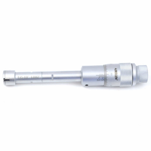 INSIZE Measuring Equipment Insize Three Point Internal Micrometer 0.65-0.8" Range Series 3227-E08