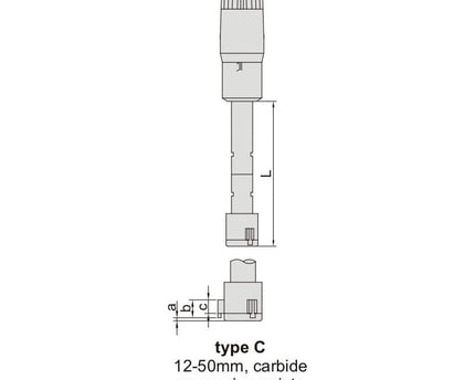 INSIZE Measuring Equipment Insize Three Point Internal Micrometer 16-20mm Range Series 3227-20