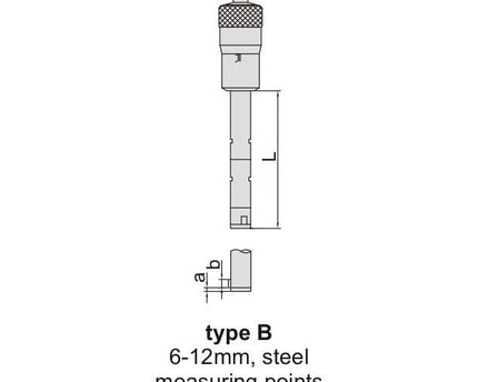 INSIZE Measuring Equipment Insize Three Point Internal Micrometer 8-10mm Range Series 3227-10