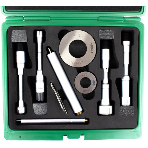 INSIZE Measuring Equipment Insize Three Point Internal Micrometer Set 0.8-2" Range Series 3227-E24