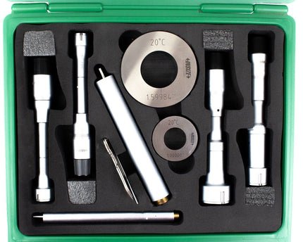 INSIZE Measuring Equipment Insize Three Point Internal Micrometer Set 0.8-2" Range Series 3227-E24