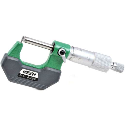 INSIZE Measuring Equipment Insize Type A Cylindrical Anvil Micrometer 0-1" Range Series 3261-1