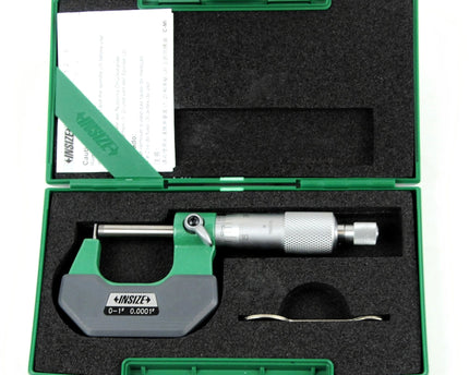 INSIZE Measuring Equipment Insize Type A Cylindrical Anvil Micrometer 0-1" Range Series 3261-1