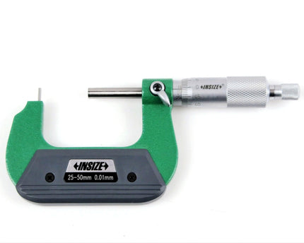 INSIZE Measuring Equipment Insize Type A Cylindrical Anvil Tube Micrometer 25-50mm Range Series 3261-50A