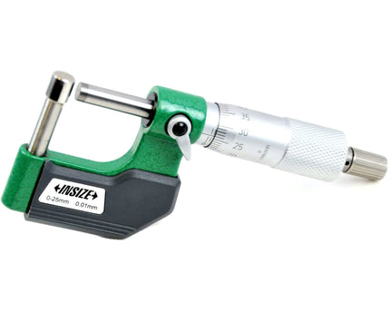INSIZE Measuring Equipment Insize Type C Cylindrical Anvil Tube Micrometer 0-25mm Range Series 3261-25CA