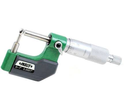 INSIZE Measuring Equipment Insize Type D Cylindrical Anvil Micrometer 0-1" Range Series 3261-1D