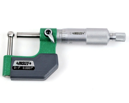INSIZE Measuring Equipment Insize Type F Cylindrical Anvil Micrometer 0-1" Range Series 3261-1F