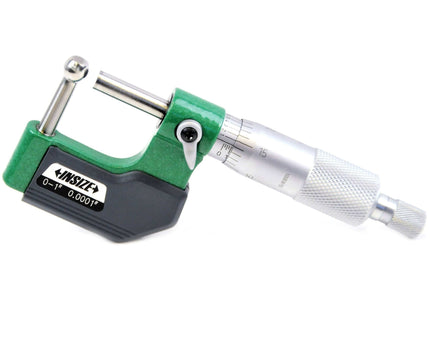 INSIZE Measuring Equipment Insize Type F Cylindrical Anvil Micrometer 0-1" Range Series 3261-1F