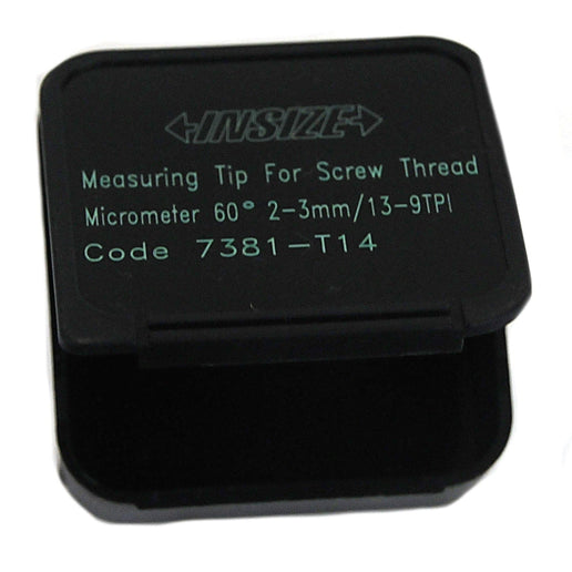 INSIZE Measuring Equipment Insize Unified/Metric 60° Measuring Tip 2-3mm Range Series 7381-T14