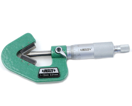 INSIZE Measuring Equipment Insize V Shape Anvil Micrometer 1-15mm Range Series 3290-153A