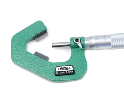 INSIZE Measuring Equipment Insize V Shape Anvil Micrometer 20-35mm Range Series 3290-353A