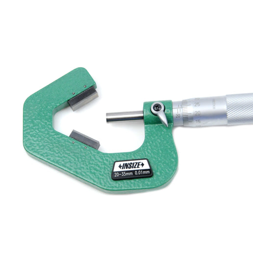 INSIZE Measuring Equipment Insize V Shape Anvil Micrometer 20-35mm Range Series 3290-353A