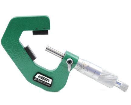 INSIZE Measuring Equipment Insize V Shape Anvil Micrometer 20-35mm Range Series 3290-353A