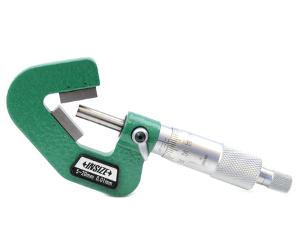 INSIZE Measuring Equipment Insize V Shape Anvil Micrometer 5-20mm Range Series 3290-203A