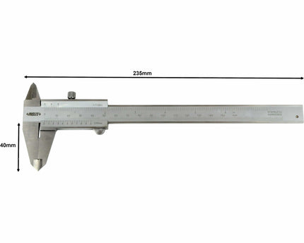 INSIZE Measuring Equipment Insize Vernier Caliper 0-150mm/0-6" Range Series 1202-150