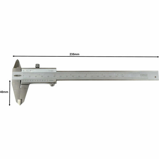 INSIZE Measuring Equipment Insize Vernier Caliper 0-150mm/0-6" Range Series 1202-150