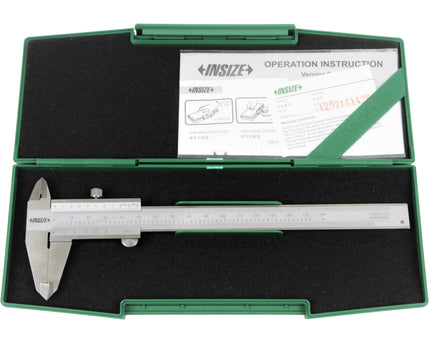 INSIZE Measuring Equipment Insize Vernier Caliper 0-150mm/0-6" Range Series 1205-1502E