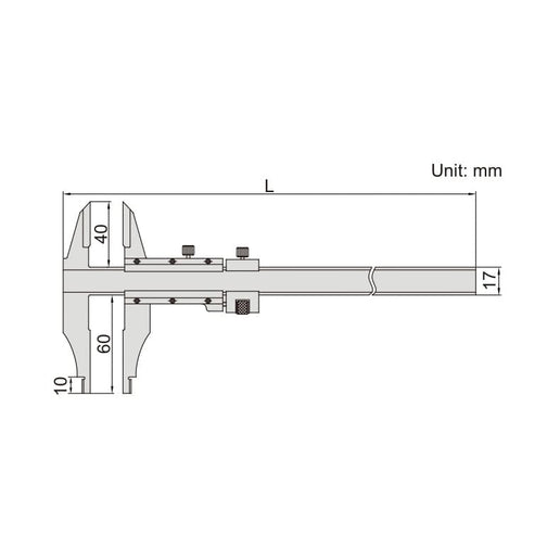 INSIZE Measuring Equipment Insize Vernier Caliper 0-300mm Range Series 1217-3001