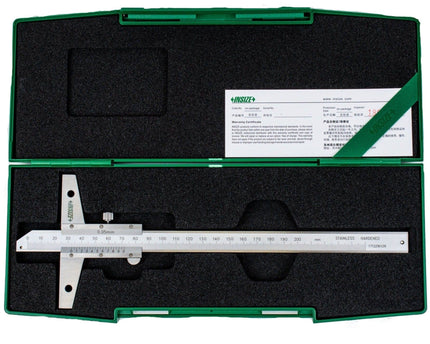 INSIZE Measuring Equipment Insize Vernier Depth Gauge 0-200mm Range Series 1247-200