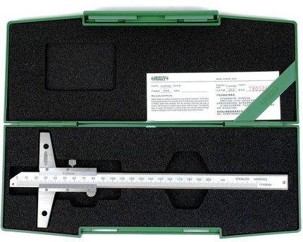 INSIZE Measuring Equipment Insize Vernier Depth Gauge 0-200mm Range Series 1247-2001