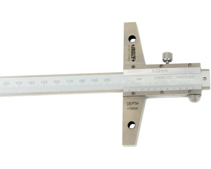 INSIZE Measuring Equipment Insize Vernier Hook Depth Gauge 0-200mm Range Series 1248-2001