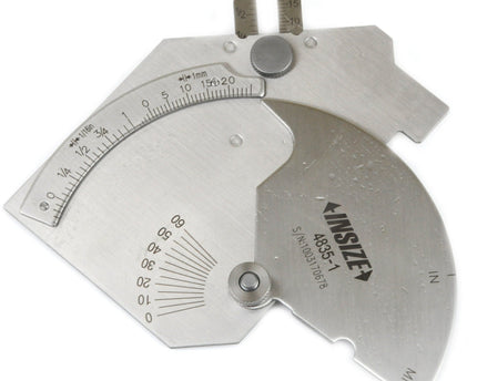 INSIZE Measuring Equipment Insize Welding Gauge 0-25mm/1" Range Series 4835-1