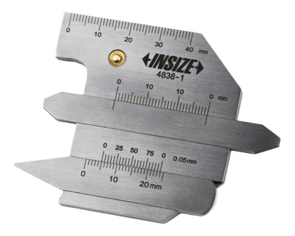 INSIZE MEASURING EQUIPMENT Insize Welding Gauge 62x77mm Range Series 4838-1