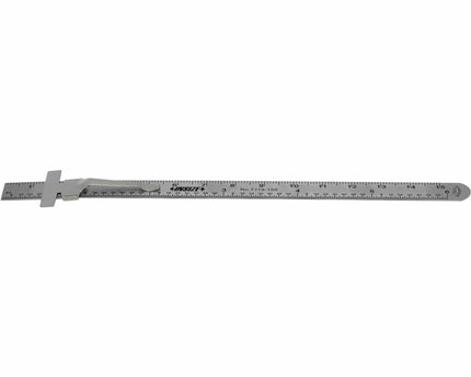 INSIZE Measuring Equipment Stainless Steel Pocket Ruler with depth gauge 0-150mm Series 7119-150
