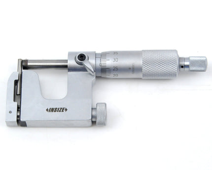 INSIZE Micrometer Insize Interchangeable Anvil Micrometer 0-25mm Range Series 3262-25A