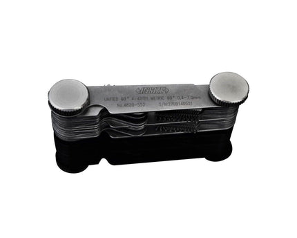 INSIZE Thread Pitch Gauge Insize Metric 60° & Unified 60° Screw Pitch Gauge 0.4-7mm/4-42TPI Series 4820-552